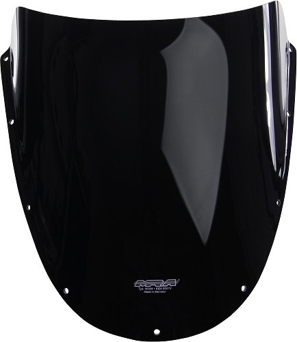 MRA Fairing screen with spoiler, black, with homologation -