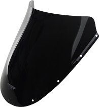 MRA Fairing screen with spoiler, black, with homologation -