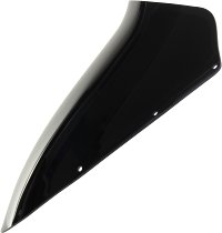 MRA Fairing screen with spoiler, black, with homologation -