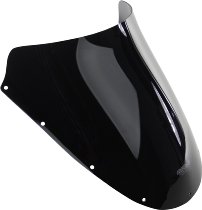 MRA Fairing screen with spoiler, black, with homologation -