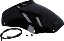 MRA Fairing screen with spoiler, black, with homologation -
