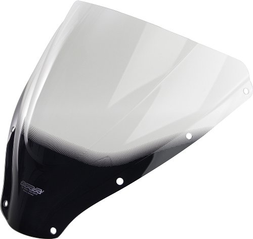 MRA Fairing screen, racing, clear, with homologation -