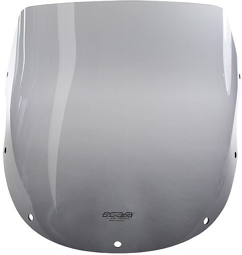 MRA Fairing screen, touring, smoke grey, with homologation -