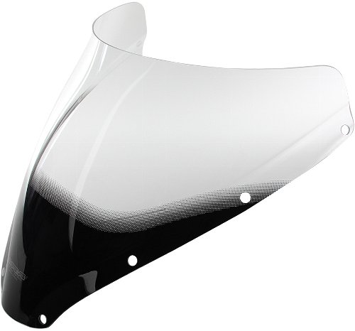 MRA Fairing screen with spoiler, grey, with homologation -