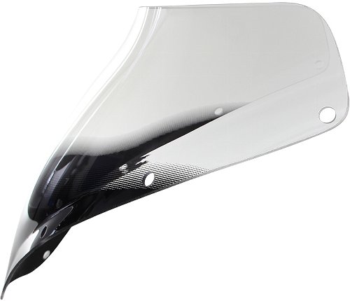 MRA Fairing screen with spoiler, grey, with homologation -