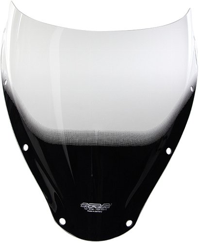 MRA Fairing screen with spoiler, grey, with homologation -