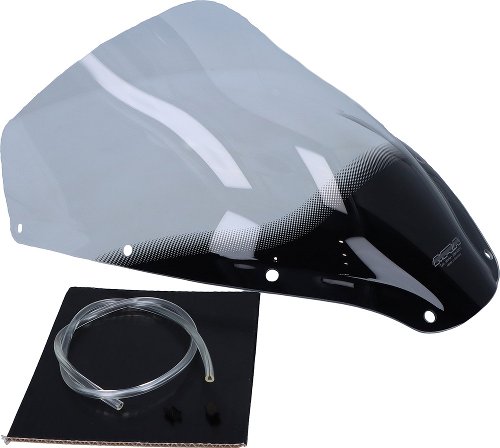 MRA Fairing screen, touring, clear, with homologation -