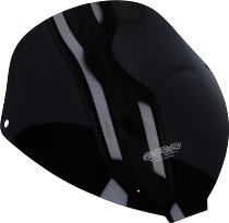 MRA Fairing screen, touring, black, with homologation -