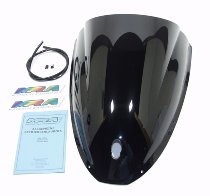 MRA Fairing screen, racing, black, with homologation -