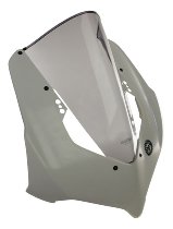 MRA Fairing screen, sport, grey, with homologation - Ducati