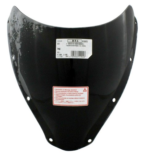 MRA Fairing screen, original shape, black, with homologation