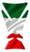 Print Tankpad, italian flag, 215x125 mm