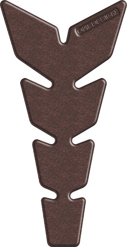 Print Tankpad soft touch, leather brown, 199x103mm