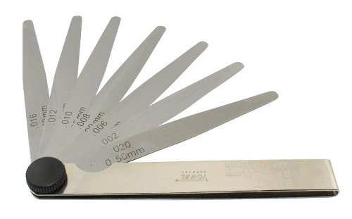 Fühlerlehren-Set 0,05-0,50 8 Blatt inkl.0,4mm