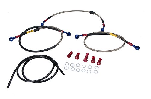 Fren Tubo brake hoses set, type 2 - Ducati Streetfighter