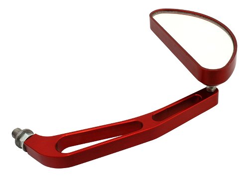 RCM Mirror left side, M10, aluminium, red NML