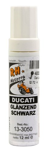 Ducati pintura de carenado, negro brillante