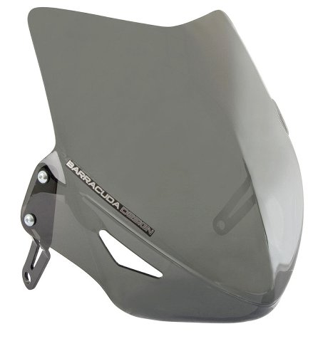 Barracuda Windschild, schwarz - Ducati Monster 696, 796