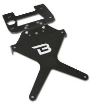 Barracuda license plate holder, black - Kawasaki ZX10R