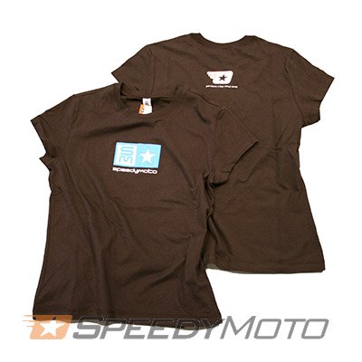 Speedymoto T-shirt women, brown, size: M NML