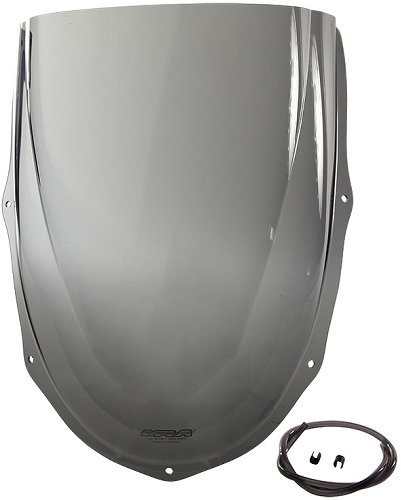 MRA Fairing screen, original shape, smoke grey, with