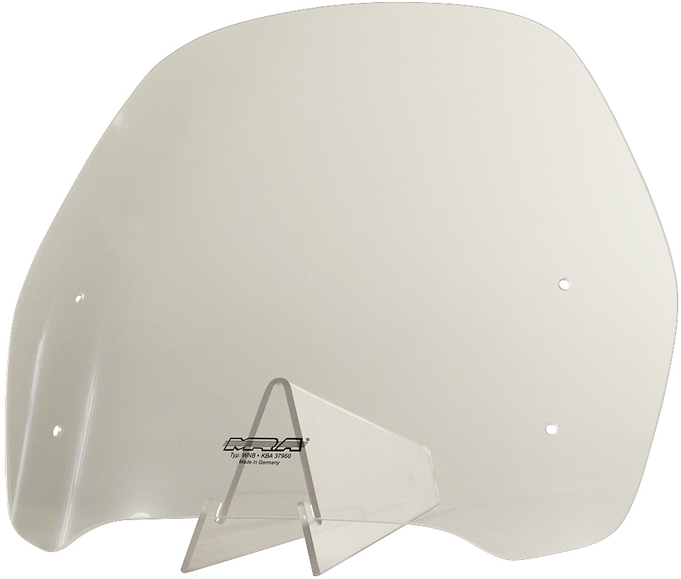 MRA windshield, Roadshield, black, with ABE - Aprilia Spare Parts