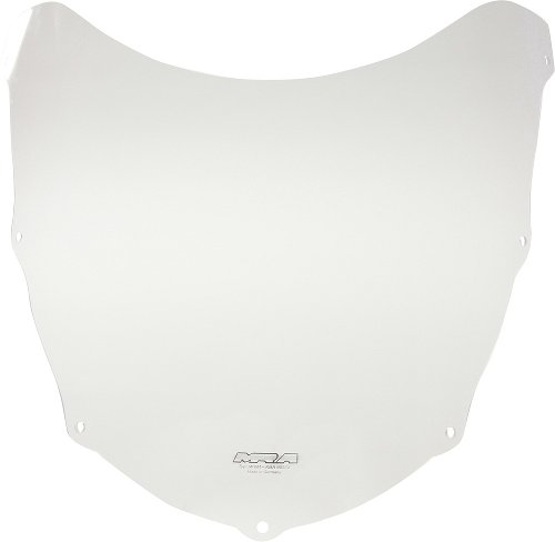 MRA Fairing screen, original shape, clear, with homologation