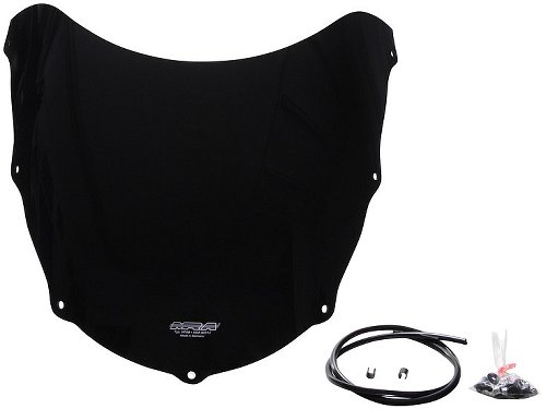 MRA Fairing screen, original shape, black, with homologation