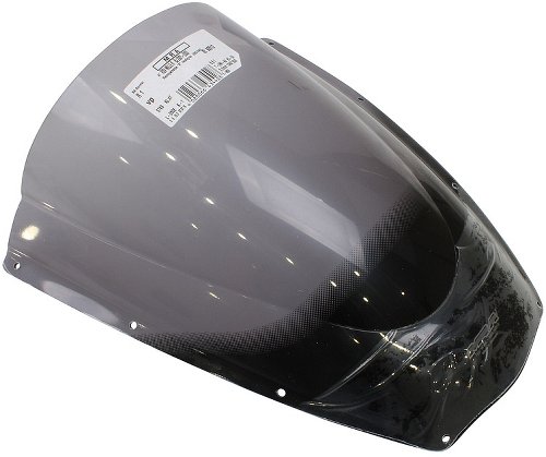 MRA Fairing screen, racing, smoke grey, with homologation -