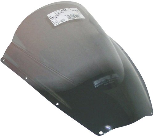 MRA Fairing screen, racing, smoke grey, with homologation -