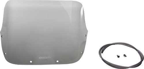 MRA Fairing screen, original shape, smoke grey, with