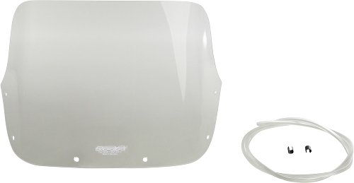 MRA Fairing screen, original shape, clear, with homologation