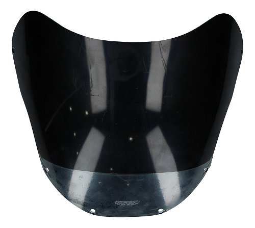 MRA Fairing screen original shape, black, with homologation