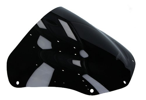 MRA Fairing screen, racing, black, with homologation -