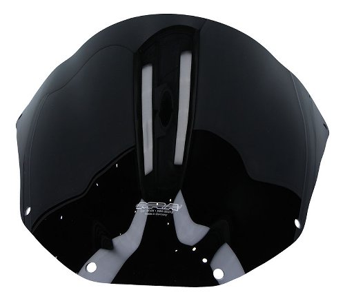 MRA Fairing screen, racing, black, with homologation -