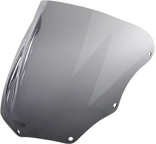 MRA Fairing screen, racing, smoke grey, with homologation -