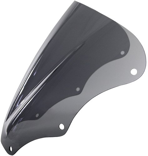 MRA Fairing screen, racing, smoke grey, with homologation -