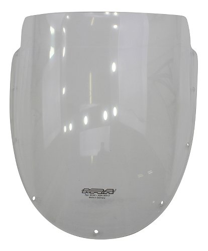 MRA Fairing screen with spoiler, clear, with homologation -