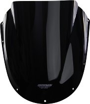 MRA Verkleidungsscheibe, Racing, schwarz, mit ABE - Ducati