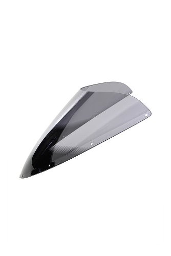 MRA Fairing screen racing, original shape, smoke grey -