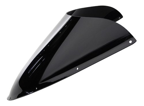 MRA Fairing screen racing, original shape, black - Ducati