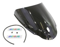 MRA Fairing screen, original shape, black, with homologation