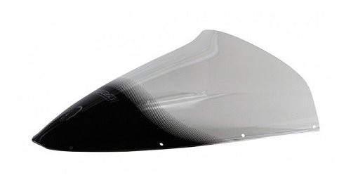 MRA Fairing screen with spoiler, clear, with homologation -