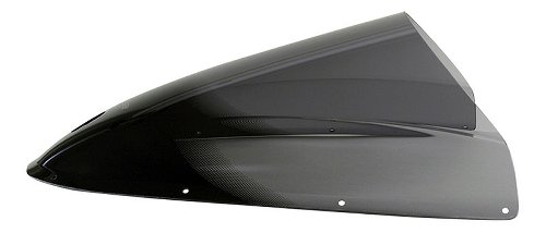 MRA Fairing screen, racing, smoke grey, with homologation -