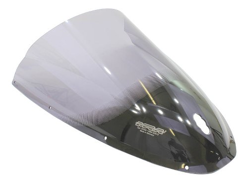 MRA Fairing screen, racing, smoke grey, with homologation -