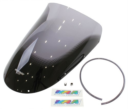 MRA Fairing screen, touring, smoke grey - Moto Guzzi V11 Le