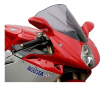 MRA Fairing screen, racing, smoke grey, with homologation -