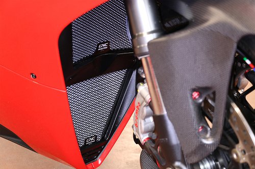 CNC Racing Kühlerschutzgitter, schwarz - Ducati 1100 SBK