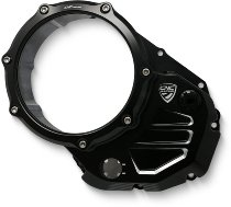 CNC Racing Clear cover oil bath clutch, black - Ducati