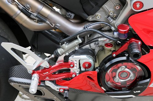CNC Racing Frame crash protections, black - Ducati Panigale